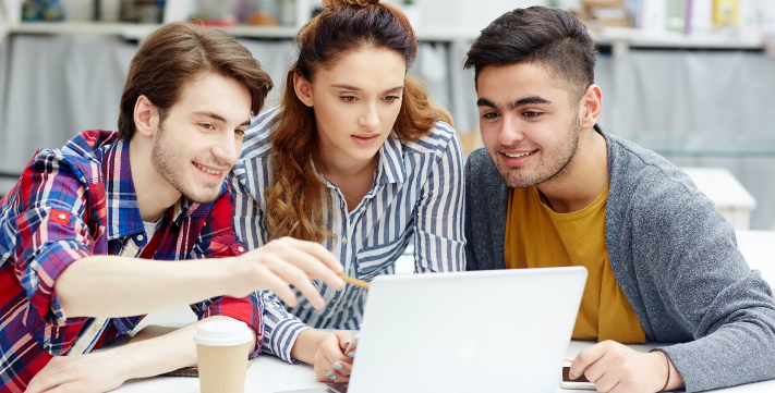 Students in a repair training session